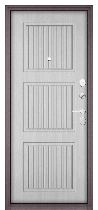 Входная дверь Family BS 136 200 Белый ларче FB-136-BTDR-200-WHLA