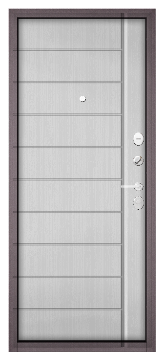 Входная дверь Family BS 104 136 Белый ларче FB-104-BILA-136-WHLA