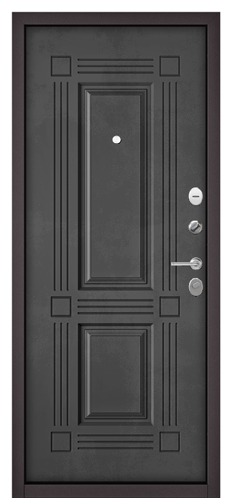 Входная дверь Trust Eco 104 104 Бетон темный TE-104-ORGR-104-BTDR