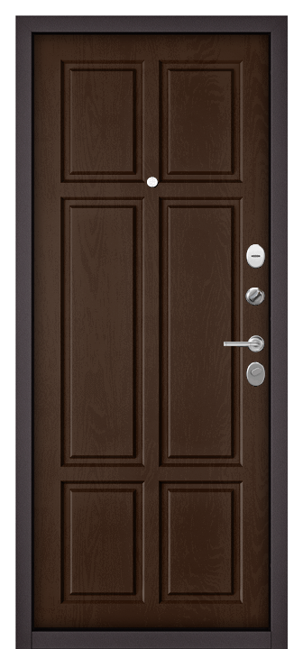 Входная дверь Home Eco Гладкая внеш 109 Дуб коньяк HE-FEXT-CHBU-109-DBCG