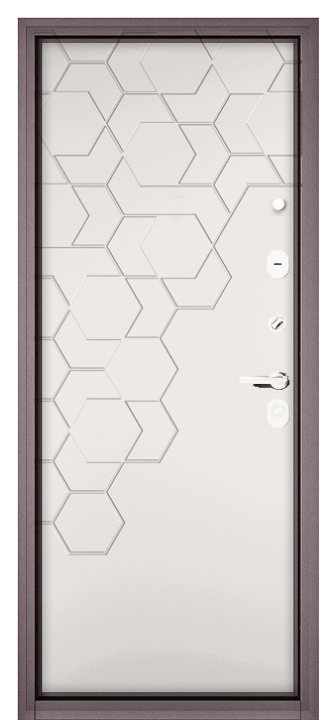 Входная дверь Trust Eco 1 184 Эмаль белоснежная TE-1-BLMA-184-EMWH